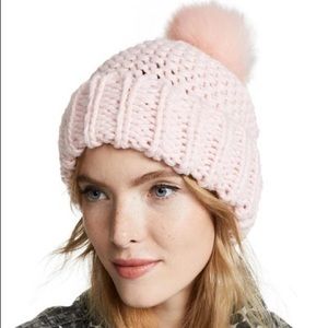 Free People Chunky Knit Pom Hat